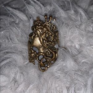 Vintage Silver Maiden Ring